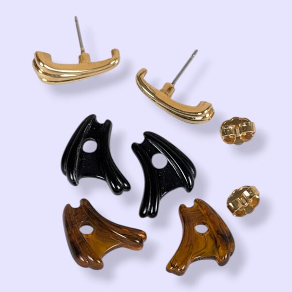 V. Avon "About Town Convertible Stud Earrings - Picture 3 of 8